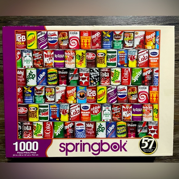 Springbok Other - Springbok - Retro Refreshments - 1000 Piece Jigsaw Puzzle 🧩